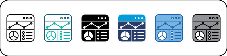 Dashboard Single Icon Pack Multistyle