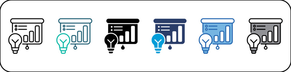 Visualization Single Icon Pack Multistyle