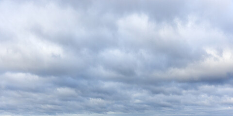 Cloudy sky, natural panoramic background photo