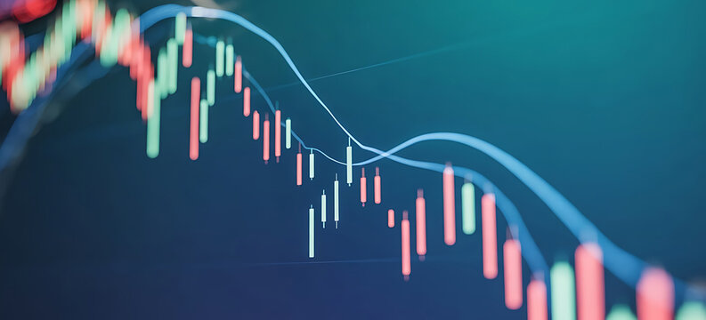 Financial data document graph chart report statistic marketing research development planning management strategy analysis accounting. Stock market and trading, digital graph - Powered by Adobe