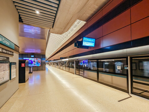 Victoria Cross Station in Sydney