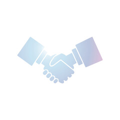 Handshake icon design template