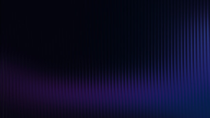Fototapeta premium purple gradient glass lines effect black background futuristic cool glow soft waves animation Vertical Lines Ribbed Texture Gradient Lighting Modern