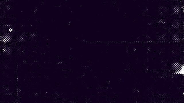 Abstract stop motion graphic with grunge halftone dot overlay for creative backgrounds