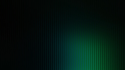 green gradient glass lines effect black background futuristic cool glow soft waves animation Vertical Lines Ribbed Texture Gradient Lighting Modern