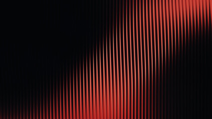 red gradient glass lines effect black background futuristic cool glow soft waves animation Vertical Lines Ribbed Texture Gradient Lighting Modern