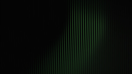 green gradient glass lines effect black background futuristic cool glow soft waves animation Vertical Lines Ribbed Texture Gradient Lighting Modern