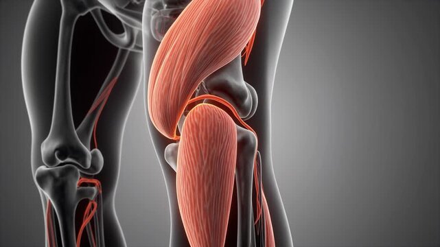 Medical Animation of Human Patellar Tendon Anatomy