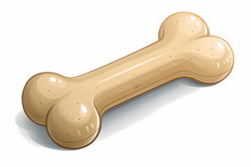 dog bone isolated on white