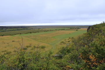 Fototapeta premium The Asbyrgi Canyon in north Iceland