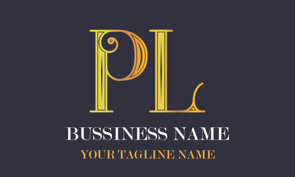 PL p pll initial logo | initial based abstract modern minimal creative logo, vector template image. luxury logotype logo, real estate homie logo. typography logo. initials logo