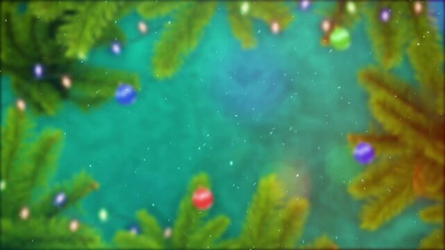 4K Colorful Animated Happy Holidays Greetings | festive holiday animation | vibrant seasonal motion graphics | celebratory digital background footage
