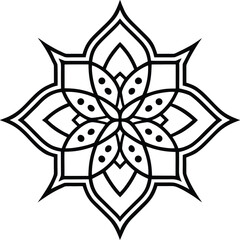 Abstract geometric seamless pattern in Arabesque style. Vector ornamental lines texture, elegant floral lattice, mesh. Traditional luxury background. Elegant gold and white ornament, repeat design	