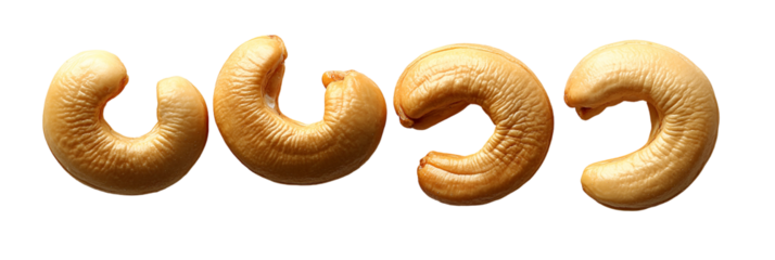 Light tan curved shapes on transparent background