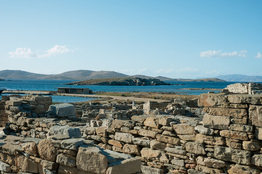Archaeological Site of Delos Island, Greece