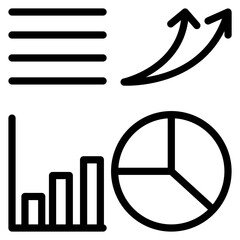 infographic icon design for graphic designer or web developer