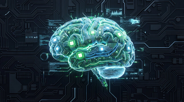 Cyber brain circuit technology - Powered by Adobe