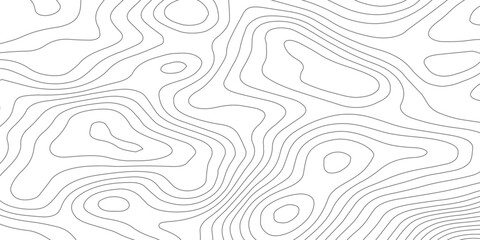  Smooth Contour Line Waves. Modern Topography Map Style Vector Background. © Hasan