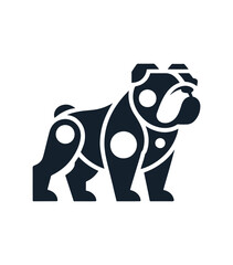 bulldog logo template