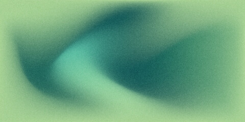 Green royal gradient seamless pattern with noise texture. Emerald blue silk bg with soft transitions and effect ombre. Vector gradient mesh illustration.