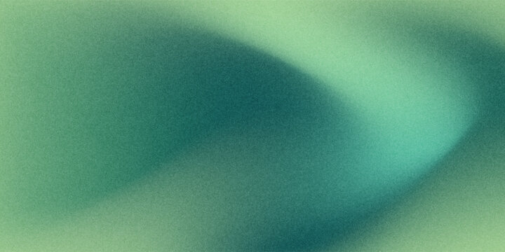 Green royal gradient seamless pattern with noise texture. Emerald blue silk bg with soft transitions and effect ombre. Vector gradient mesh illustration.