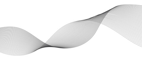 Abstract white and grey lines for website, banner and brochure, Curve flow motion illustration, wave line background.