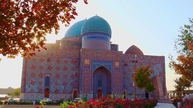 22 October 2025, Mausoleum of Khoja Ahmed Yasawi, Turkestan City, Kazakhstan