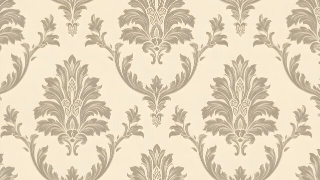 Papel tapiz de damasco sin costuras
