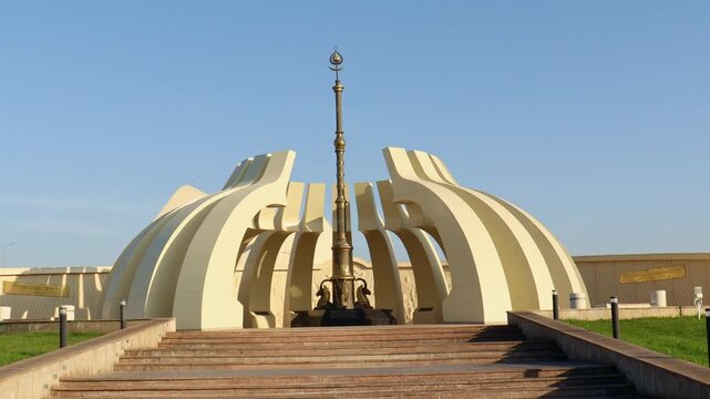 22 October 2025, First President's Park, Complex of Khoja Ahmed Yasawi, Turkestan City, Kazakhstan