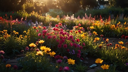 spring flowers in the garden