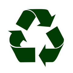 Obraz premium green recycle symbol