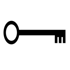  key isolated on white
