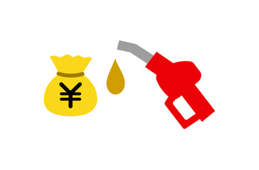 ガソリン価格のアイコン