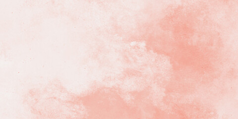 Red watercolor stains on white paper paint abstract texture background. Pink watercolor background Abstract living coral color shades watercolor aquarelle painted background . Brush stroked painting .