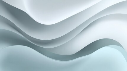 Obraz premium Abstract flowing waves of light and shadow create a serene and modern background texture