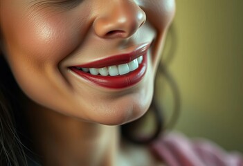 Close-up, elegant subject, subtle smile, soft lighting,  peaceful, portrait