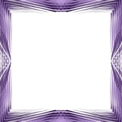 Obraz premium purple frame on white background