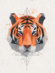 tiger in the form of a tiger