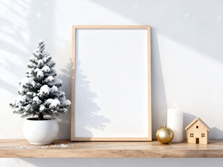 ChatGPT сказал:

Вот готовое название и 40 одиночных тегов для этого светлого зимнего мокапа 🎄✨

🏷 Название (на английском)

Minimal Christmas frame mockup with snowy tree decor