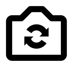 Green glossy vector circle arrow symbol illustration for web business sign design