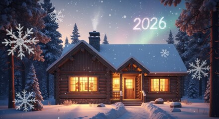 Winter Cabin Magic