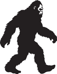 Fototapeta premium Bigfoot Silhouette Adventure