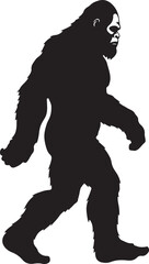 Fototapeta premium Bigfoot Silhouette Adventure