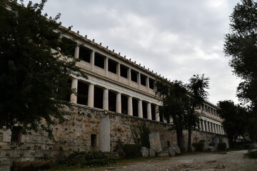 Obraz premium ギリシャアテネの古代アゴラ