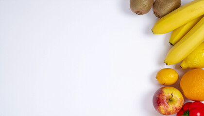 Healthy Fresh Food Flat Lay