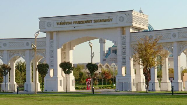 22 October 2025, First President's Park, Complex of Khoja Ahmed Yasawi, Turkestan City, Kazakhstan