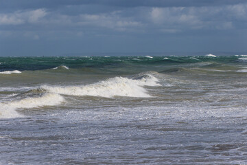 mer pendant la temp&ecirc;te