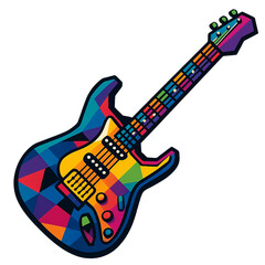 electric guitar vector