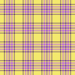 Drapery vector plaid textile, 40s texture seamless fabric. Printout pattern tartan background check in pastel and light colors.