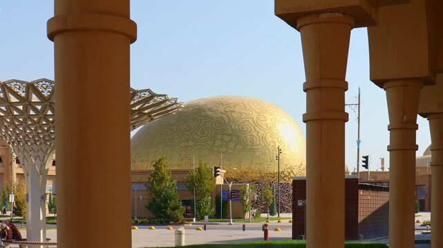 22 October 2025, 22 October 2025, Altyn Samruk Flying (Golden Egg) Theater and Museum, Turkestan City, Kazakhstan